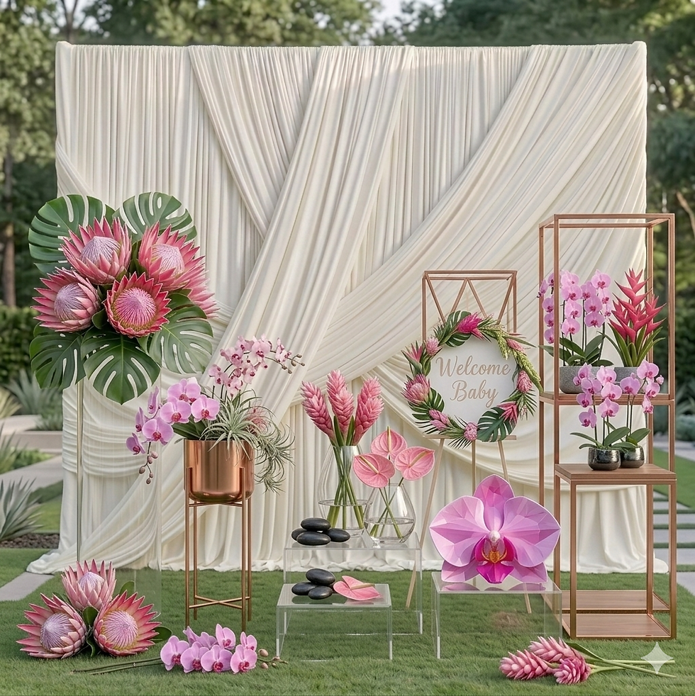 Thumbnail: Ivory Drapery Elegance Backdrop