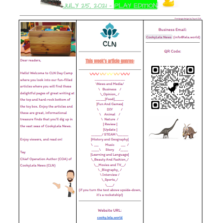 CookyLela News - July 25, 2021