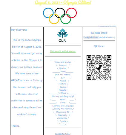 CookyLela News - August 19, 2021