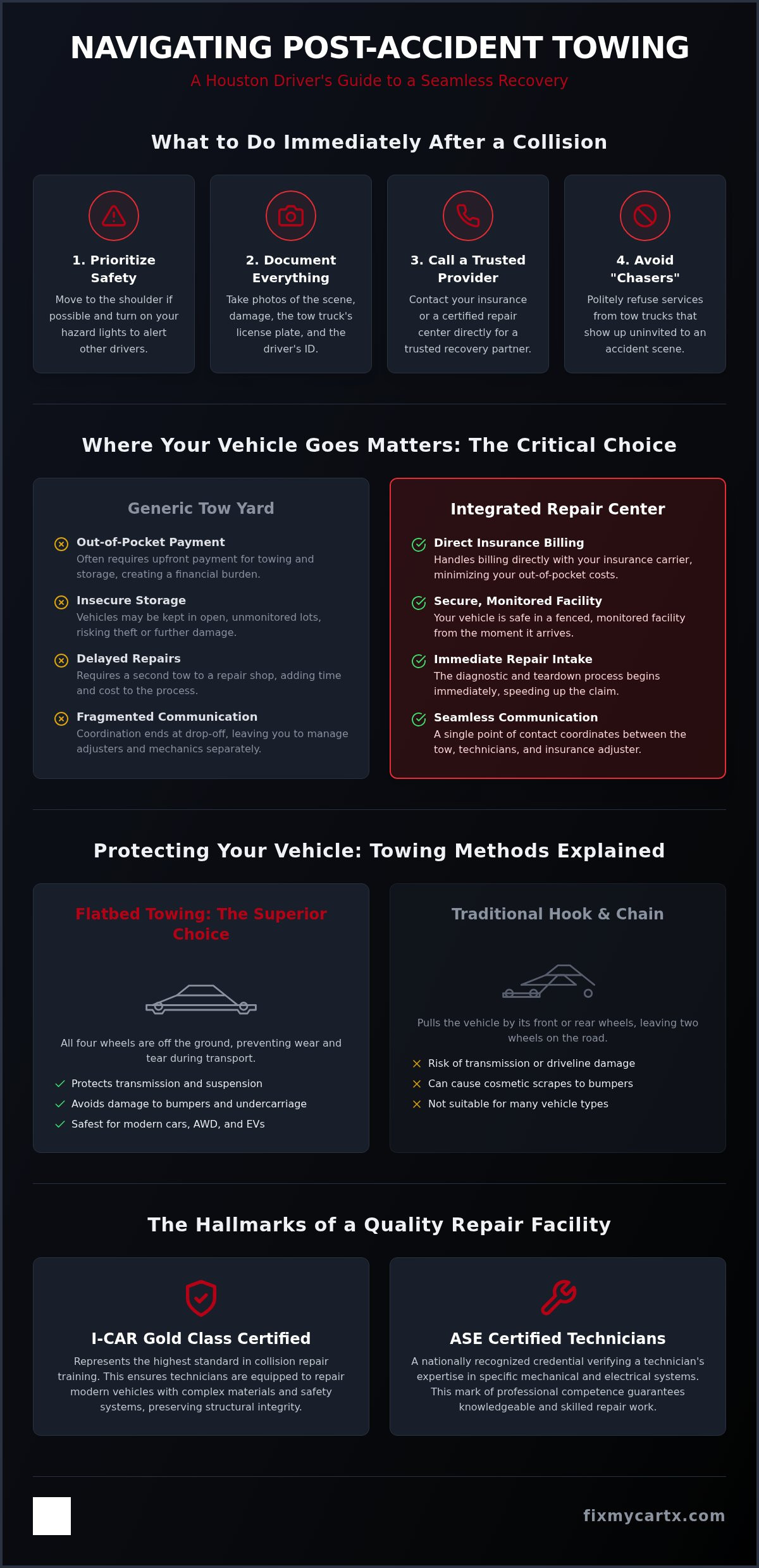 Towing after accident houston insurance