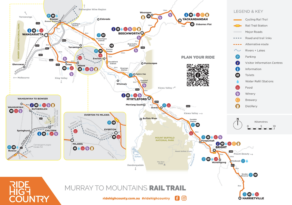 Ride High Country map