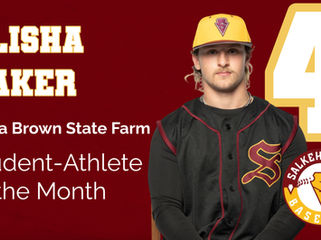 Elisha Baker Student -Athlete of the Month