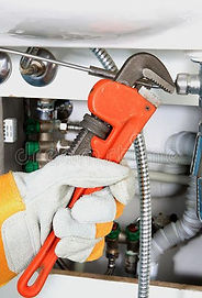 Plumbing Work and Sanitary Engineering Stock Photo - Image of plumbing, maintenance_ 57381