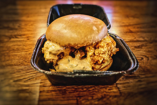 Furai Nashville Hot Chicken Sando