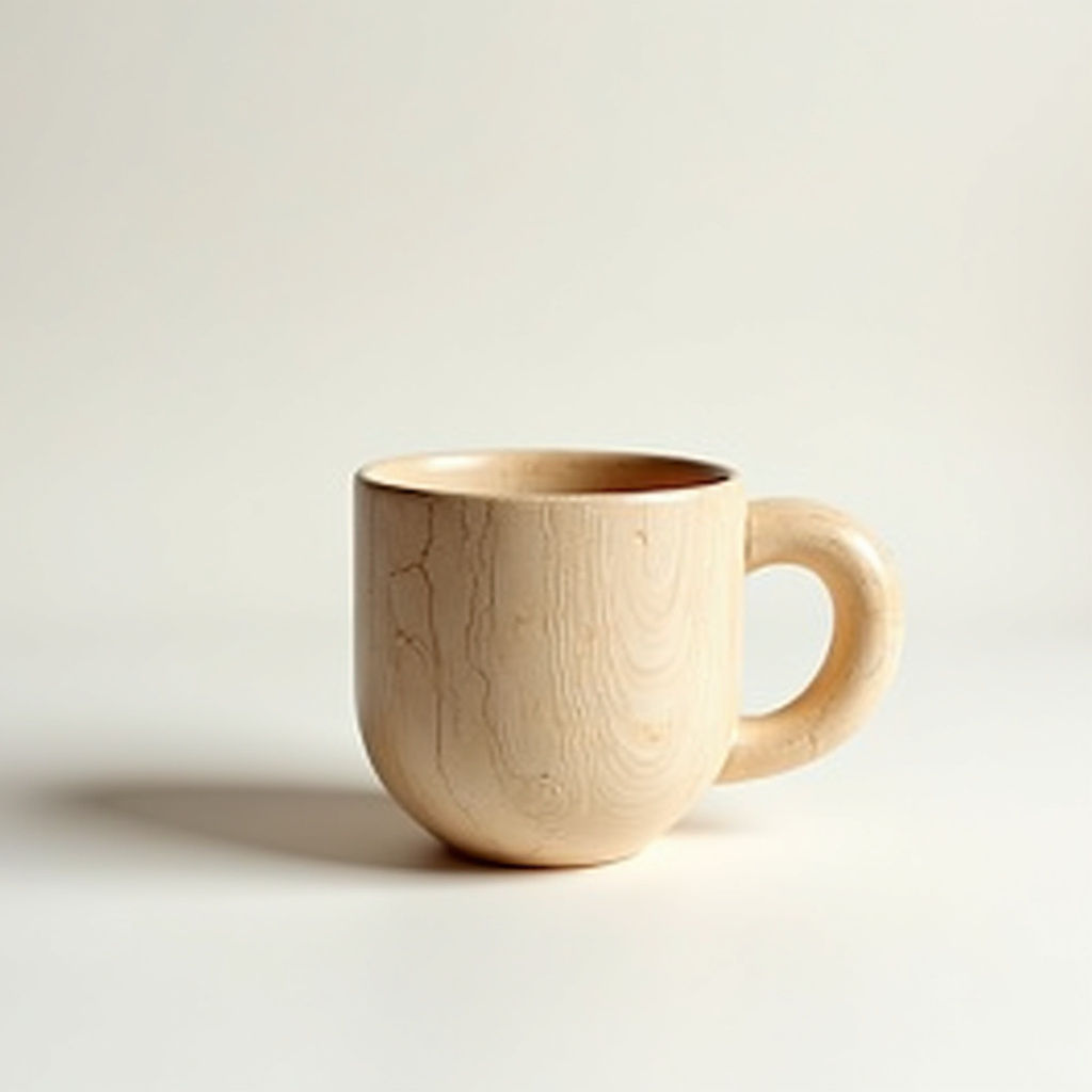Handcarved Birch Mug