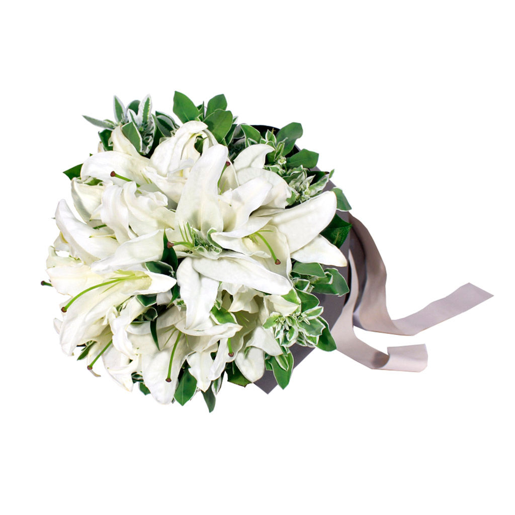 Faabatjyun 花不完 百合花束 節日 送花