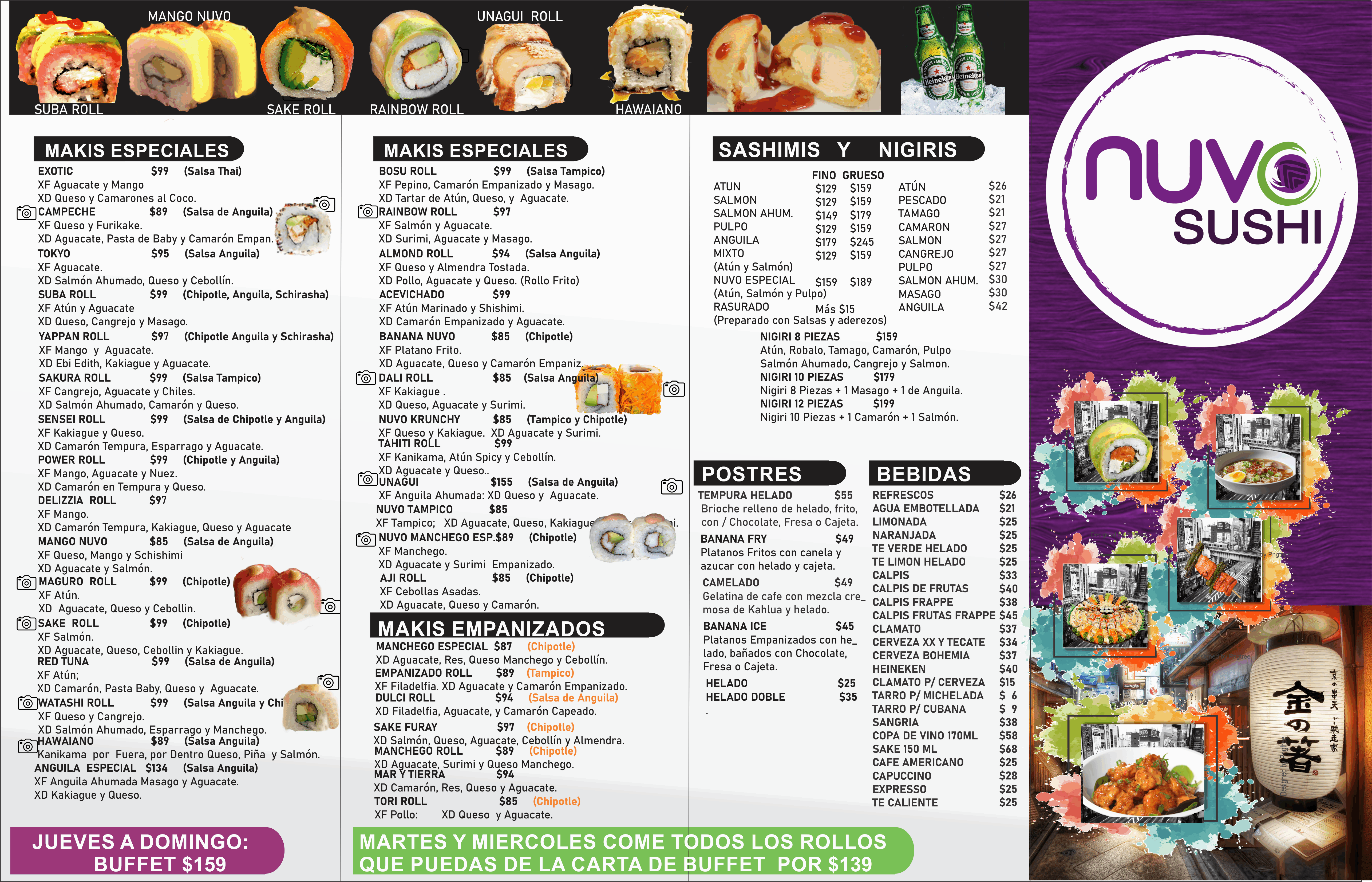Nuvo sushi deals