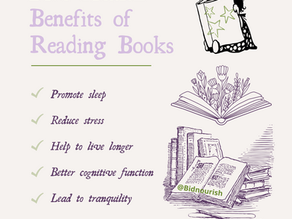 Five Health Benefits of Reading Books