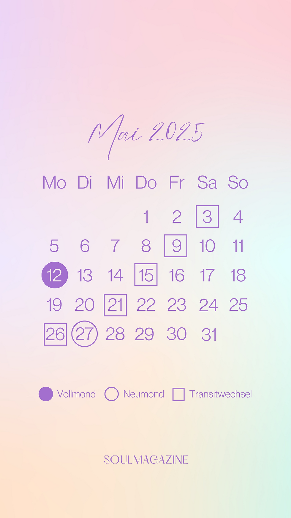 Handyhintergrund Transit Kalender