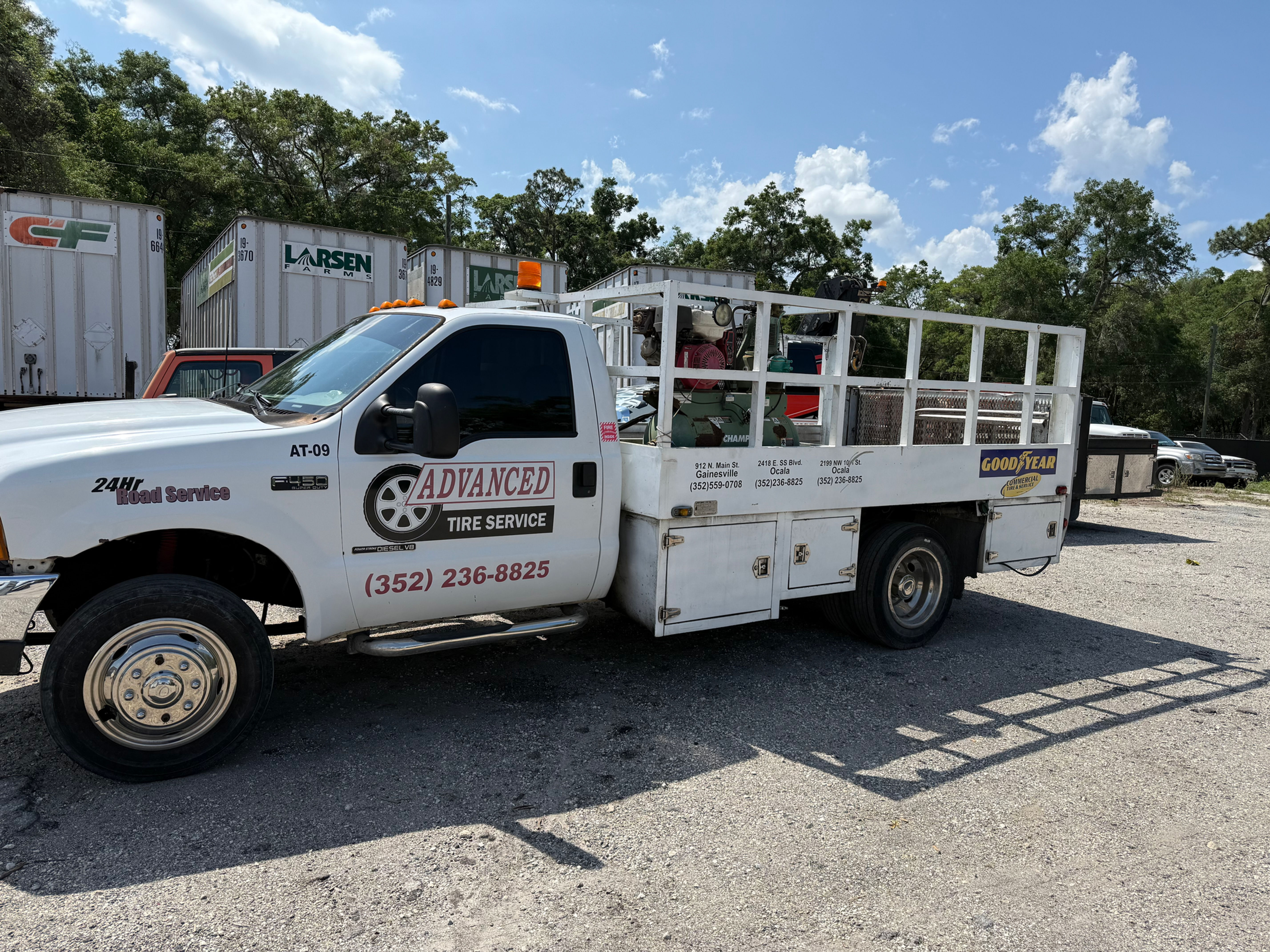 Advanced Tire Service - Ocala, FL - 10' Haul  - 2000 Ford F450 - Champion A/C