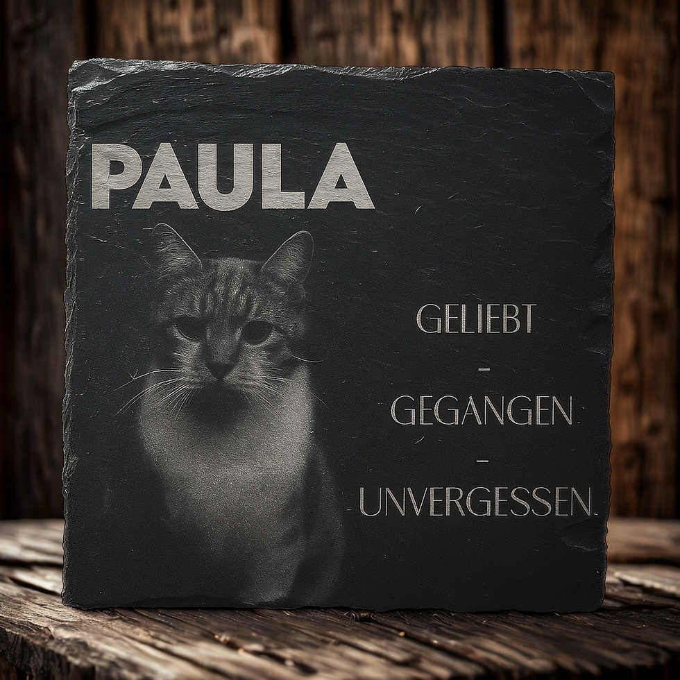 Miniaturbild: Personalisierte Grab- und Schieferplatte für Tiere