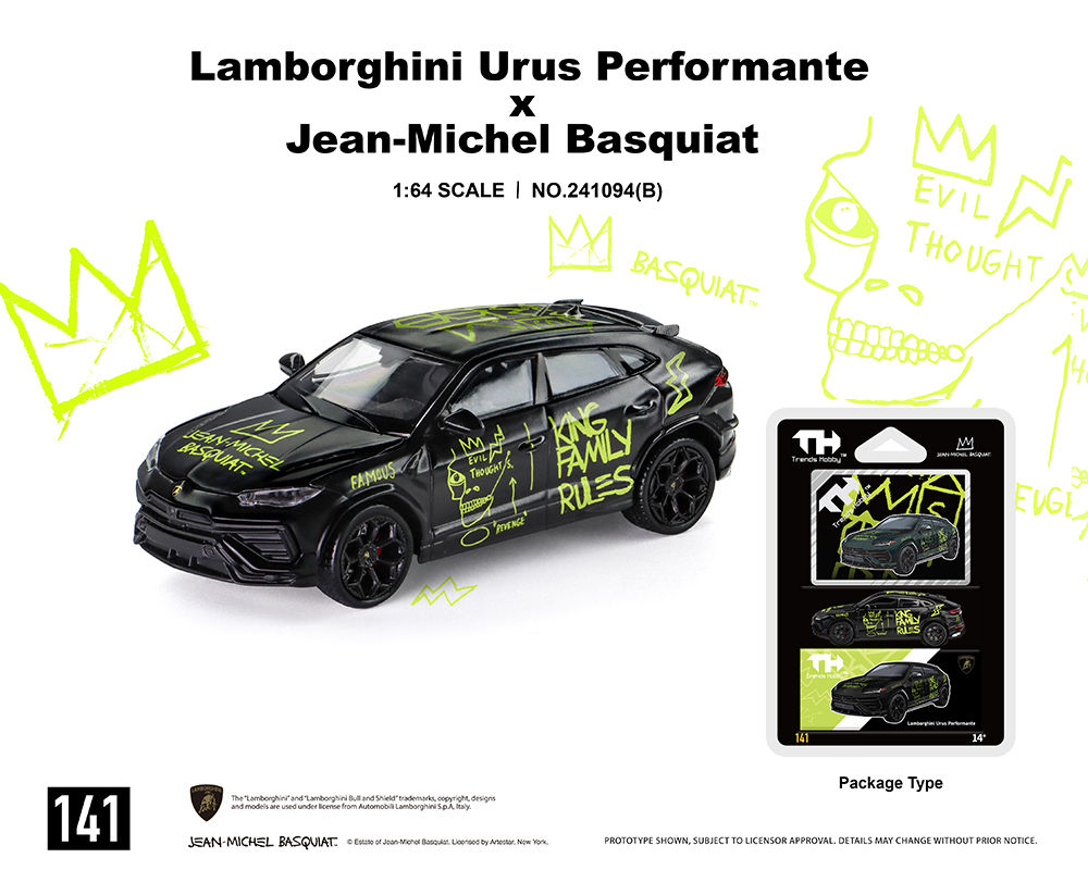 Lamborghini Urus Performance x Jean Michael Basquiat (Matte Black) – Special Edi