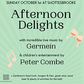 Afternoon Delights at Shottesbrooke