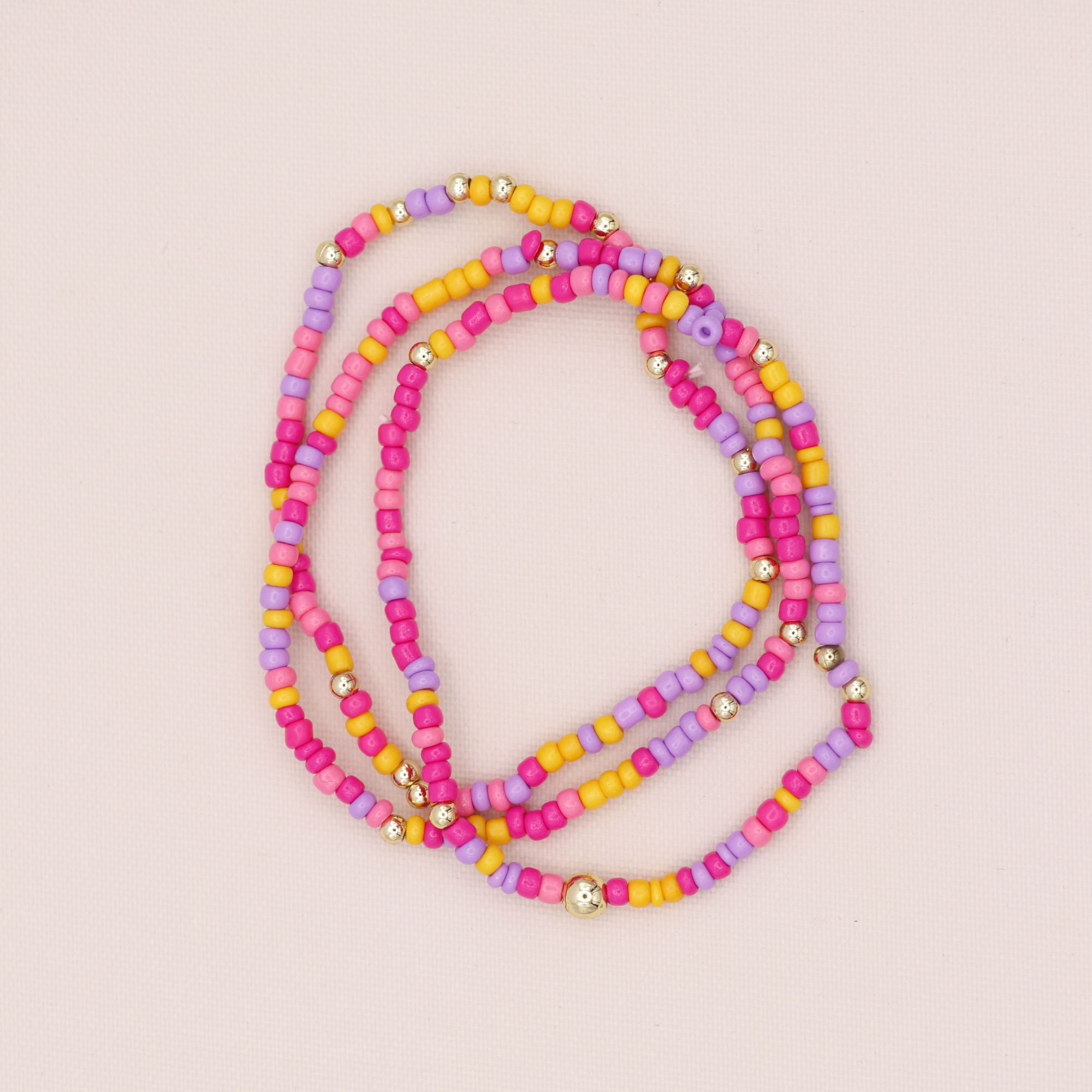 Sunset Vibes | Buntes Perlenarmband