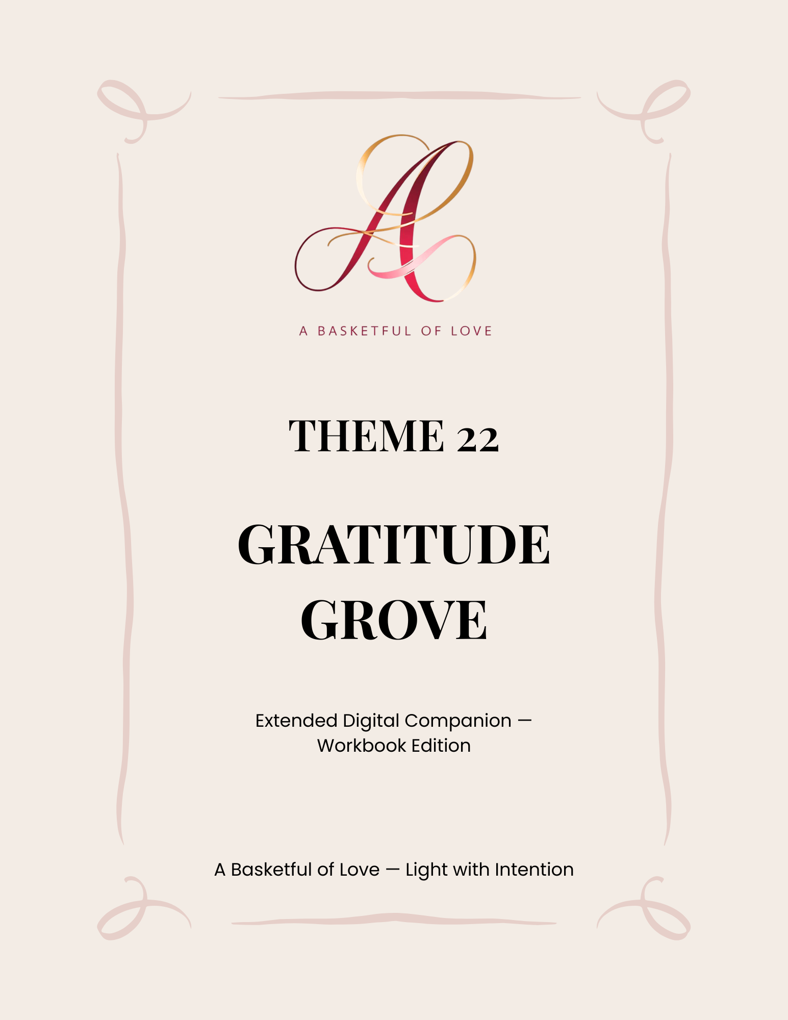 Gratitude Grove Companion Workbook