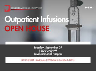 Boyd Hospital Infusions Open House Carrollton, IL