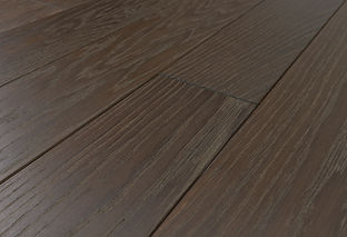 Macro view of finished wood flooring surface texture