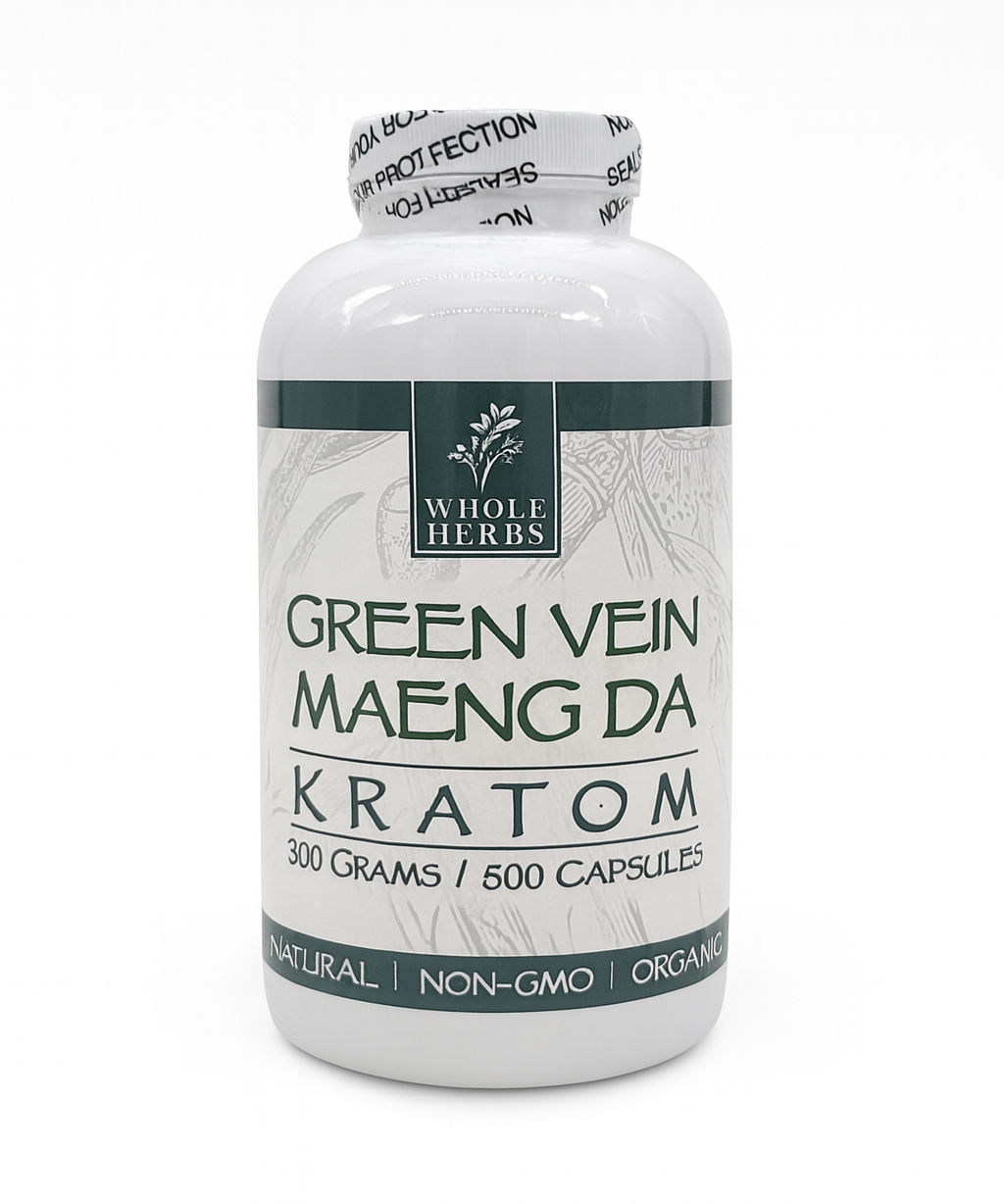 Green Vein Maeng Da Kratom – 500 Capsules (300g)