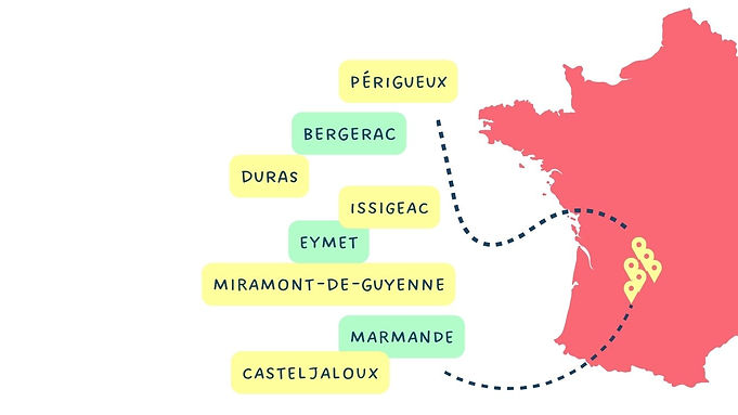 Secteur Lot-et-garonne, Dordogne, Gironde