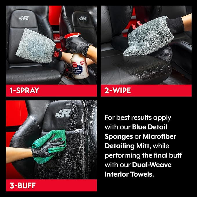 Thumbnail: Griot's Garage 3-in-1 Leather Care Spray how to use