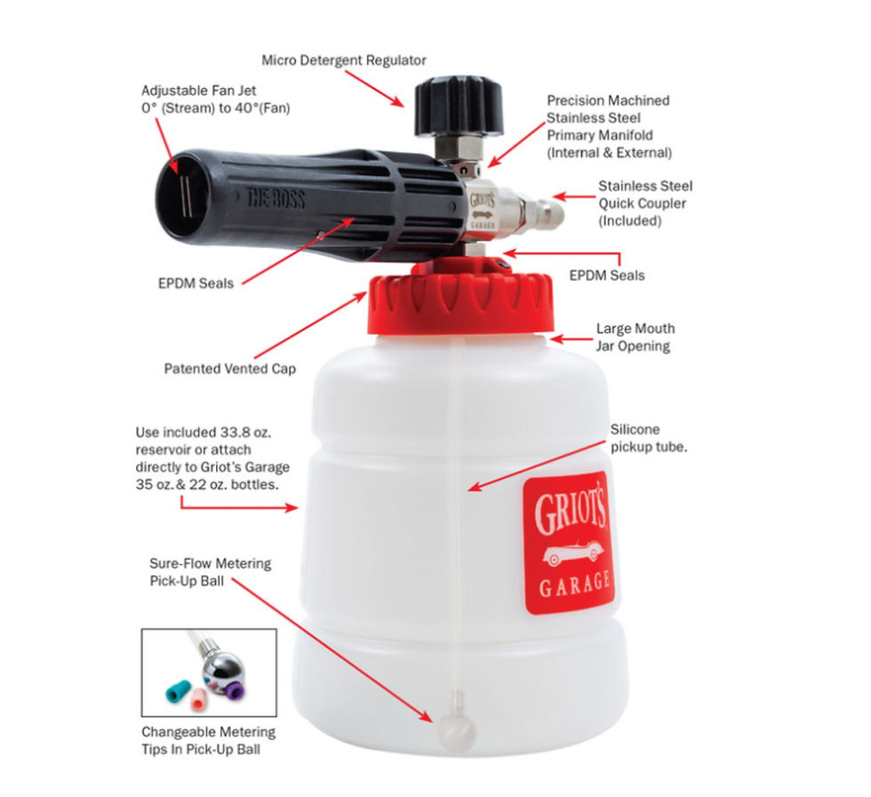 Thumbnail: Griot's Garage BOSS Foam Cannon parts list
