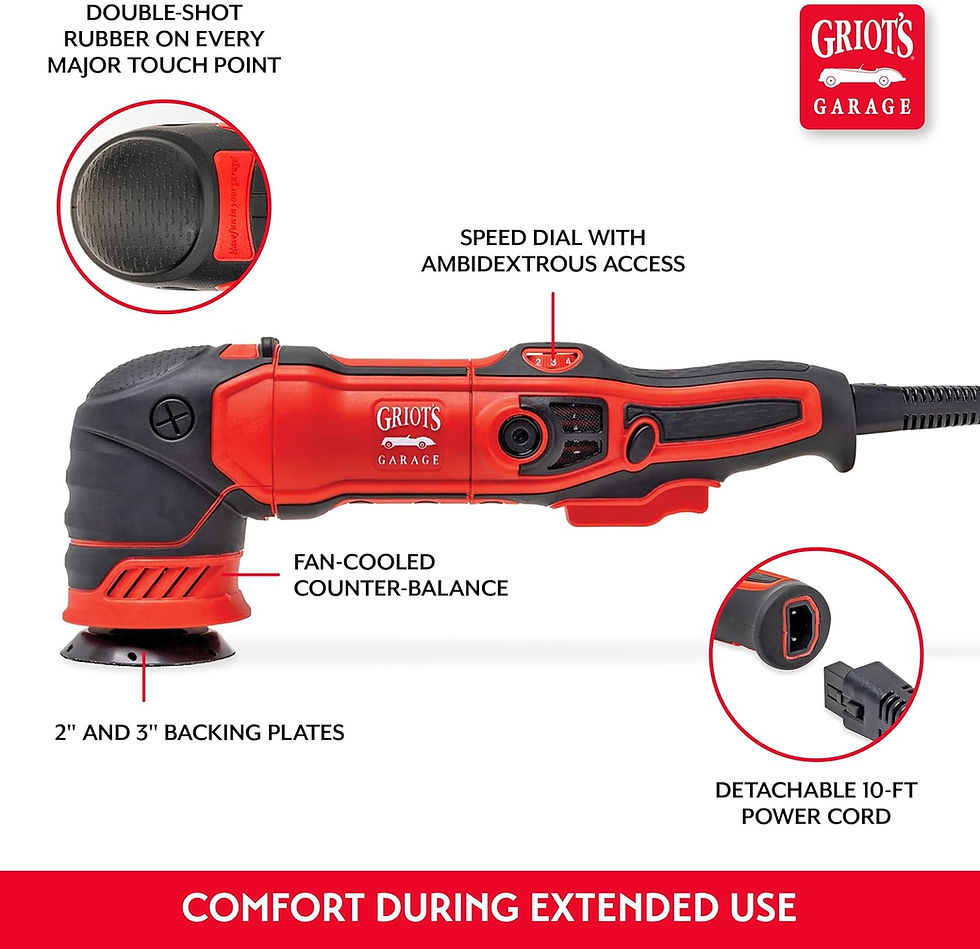 Thumbnail: Griot's Garage G8 3" Random Orbital Polisher specs