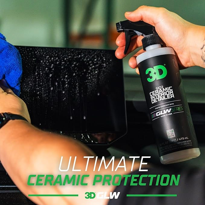 Thumbnail: 3D GLW Si02 Ceramic Interior Detailer in use 4