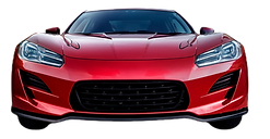 Red Sport Car being detailed