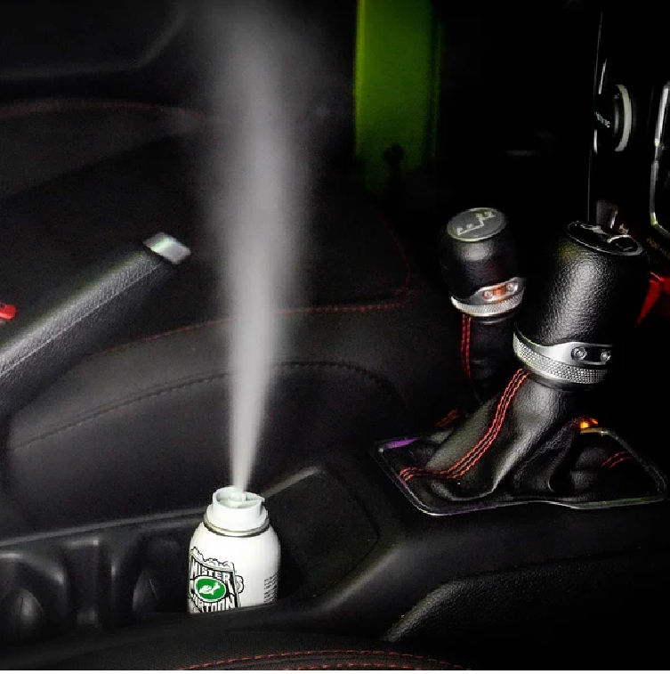 Thumbnail: Turtle Wax Mr. Cartoon New Ride Odor Removing Fogger in use