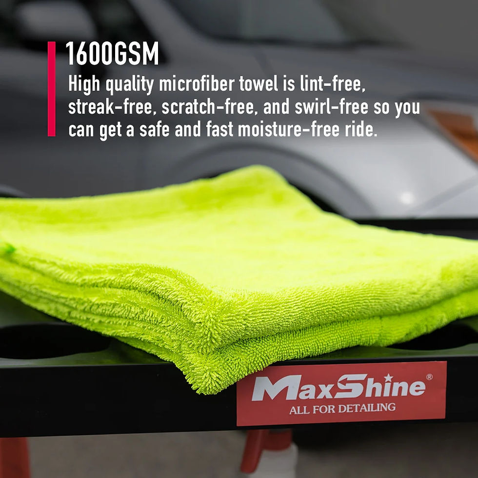 Thumbnail: MaxShine The Tank Drying Towel features 2