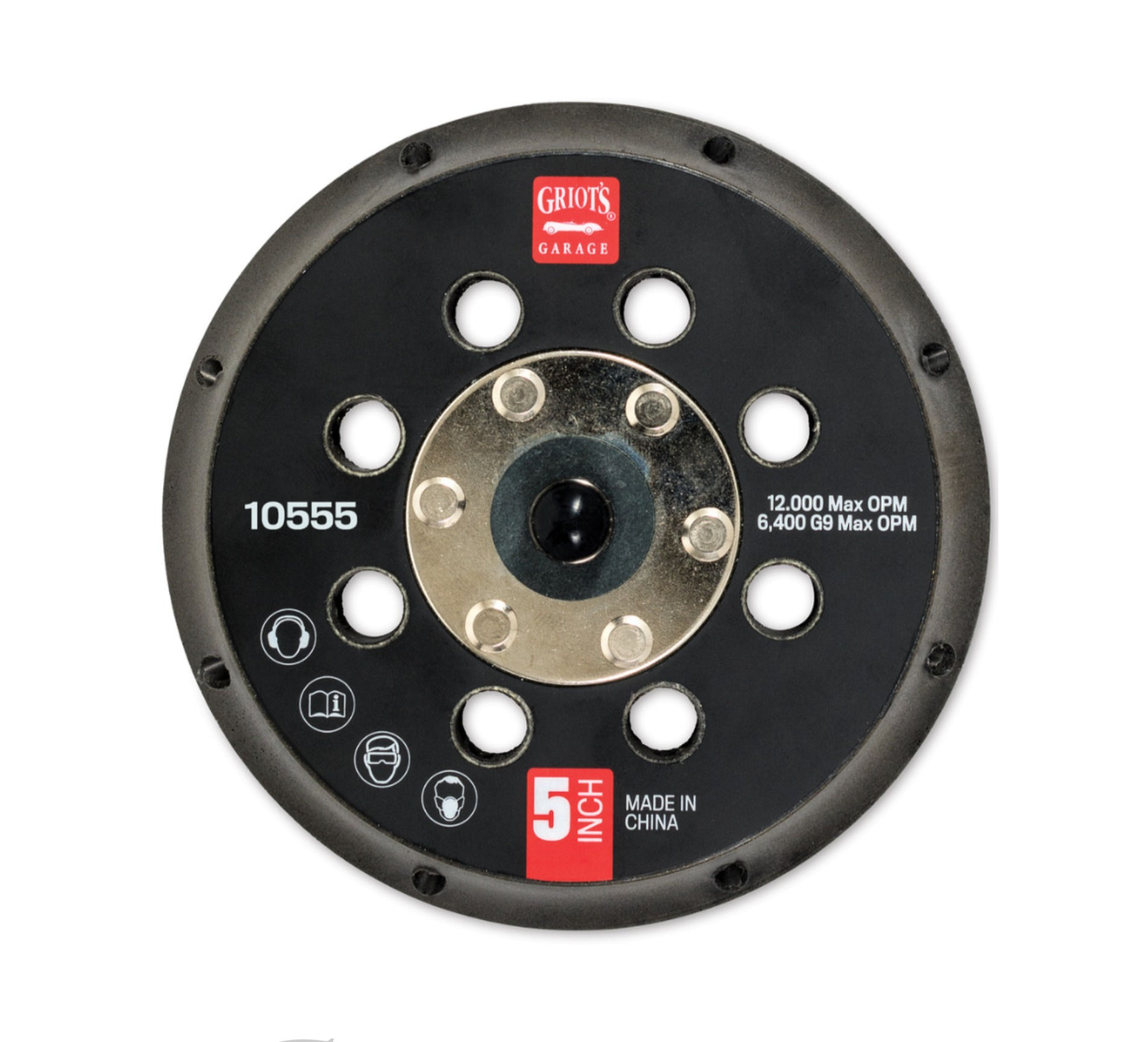 Griot's Garage G9 5" Vented Backing Plate