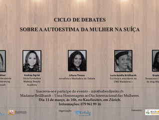 Participe do Ciclo de Debates em Homenagem ao Dia Internacional das Mulheres!