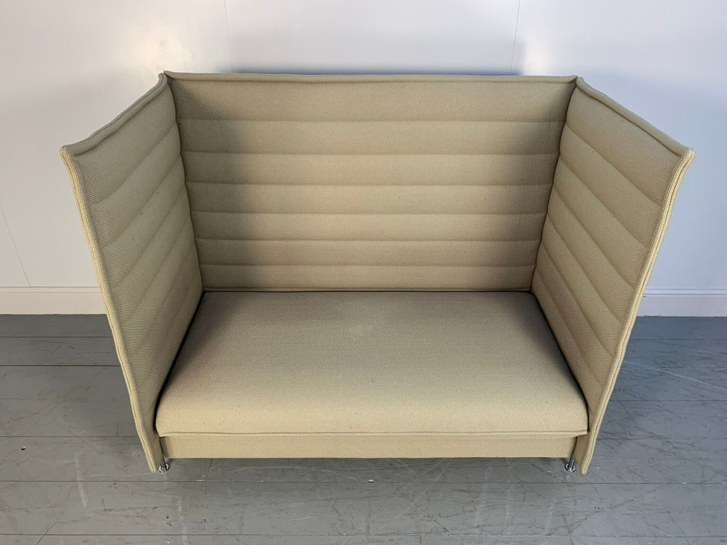 Vitra “Alcove” 2-Seat Highback Sofa – In Rock “Credo” Fabric - Image 2