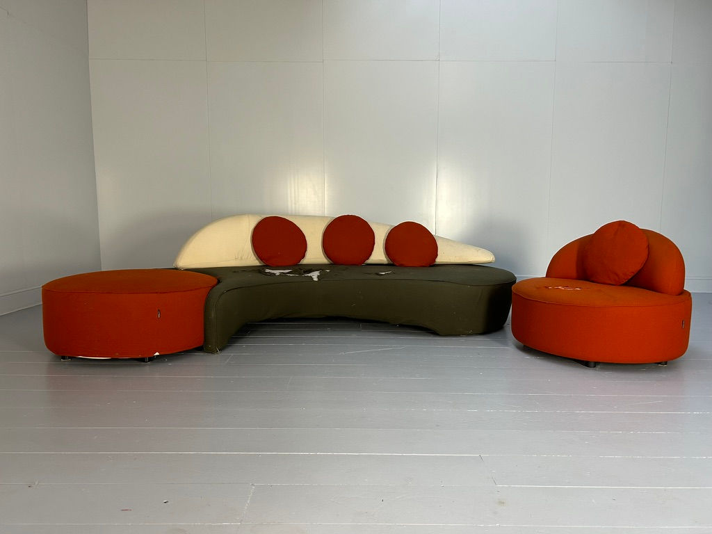 Vladimir Kagan “Comete” Sofa by Roche Bobois – Fully Renovated Included in price