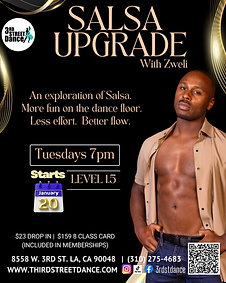 Salsa classes at 3rd street dance Los Angeles