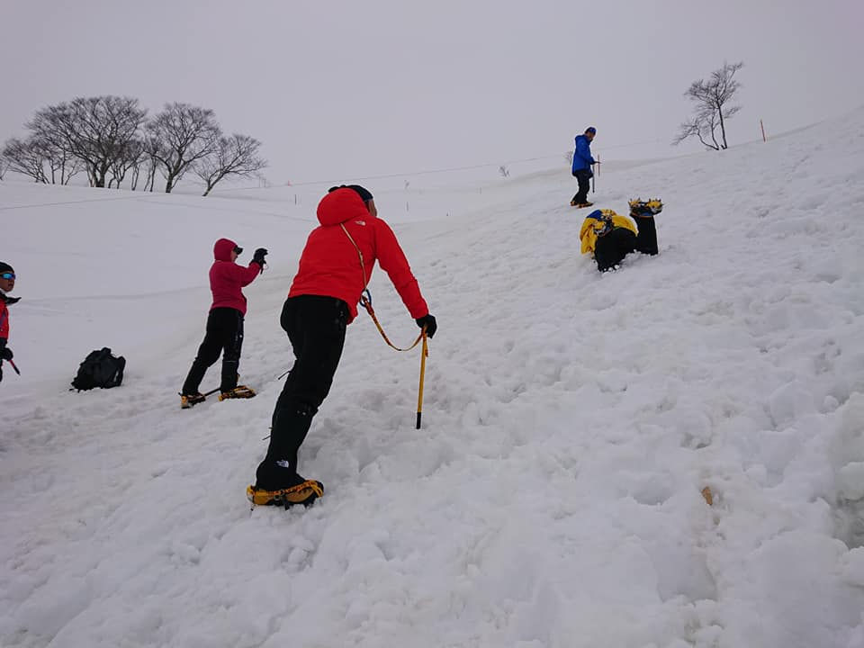 雪山講習会・実践編~①(@富士山・五~六合目)