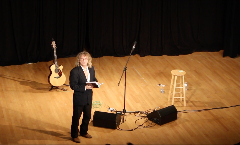 Carl Dixon reads from his memoirs