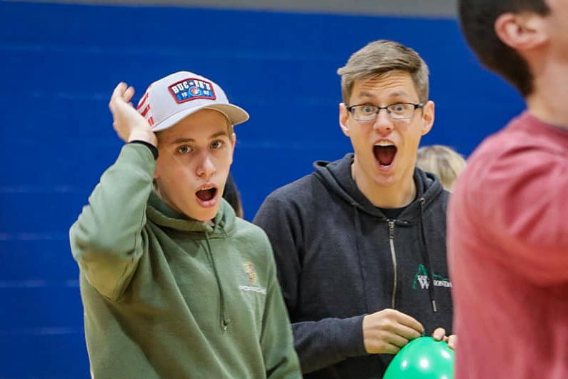 Jacob and Kevin, Comfy but Warm at Youth Rally 2025