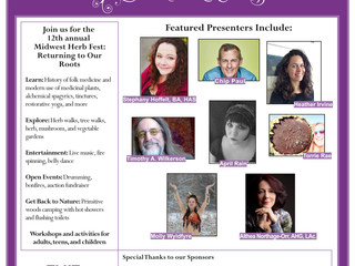 Midwest Herb Fest 2018: Returning to Our Roots