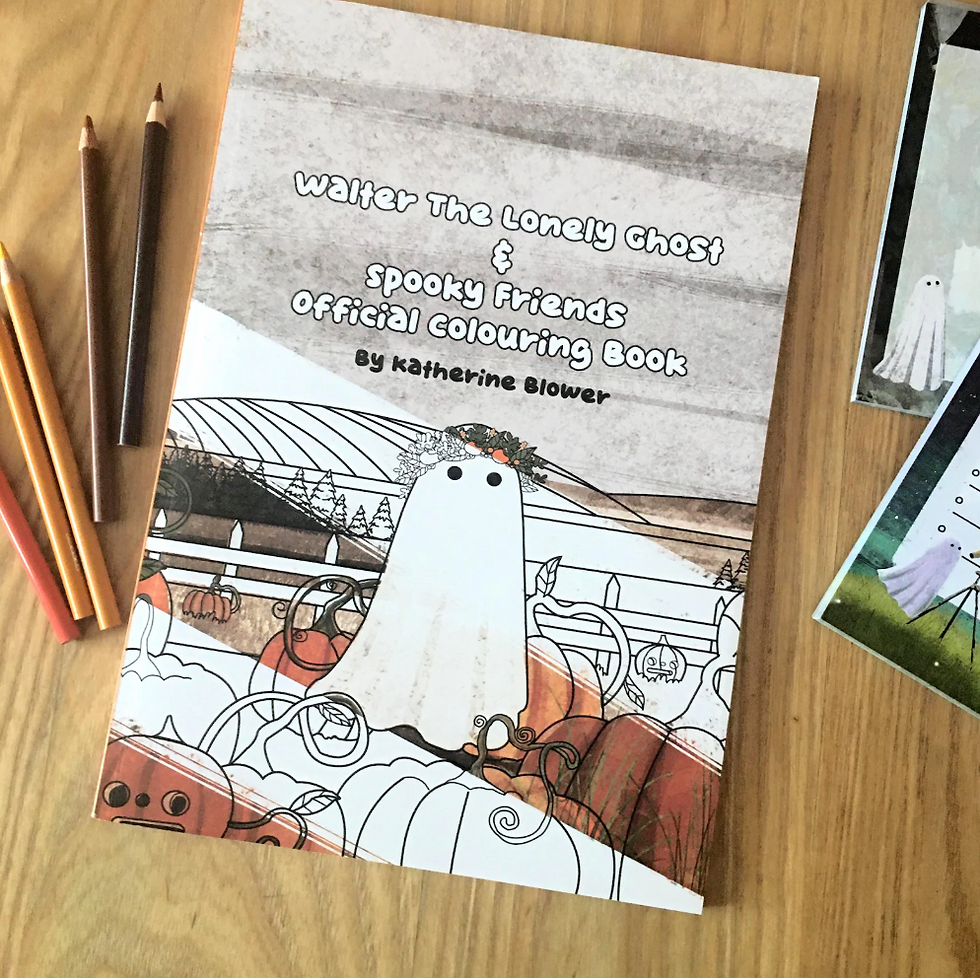 Walter The Lonely Ghost Official Colouring Book