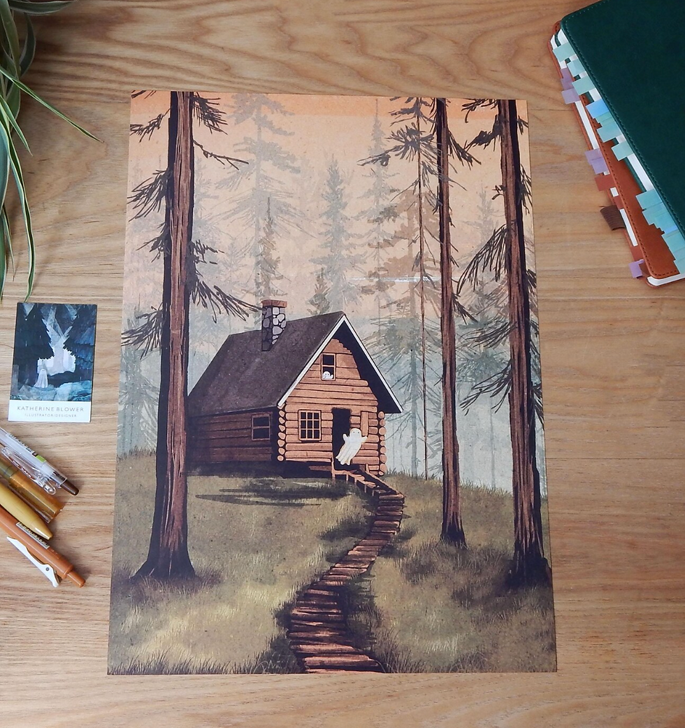 The Retreat A3 Sized Print