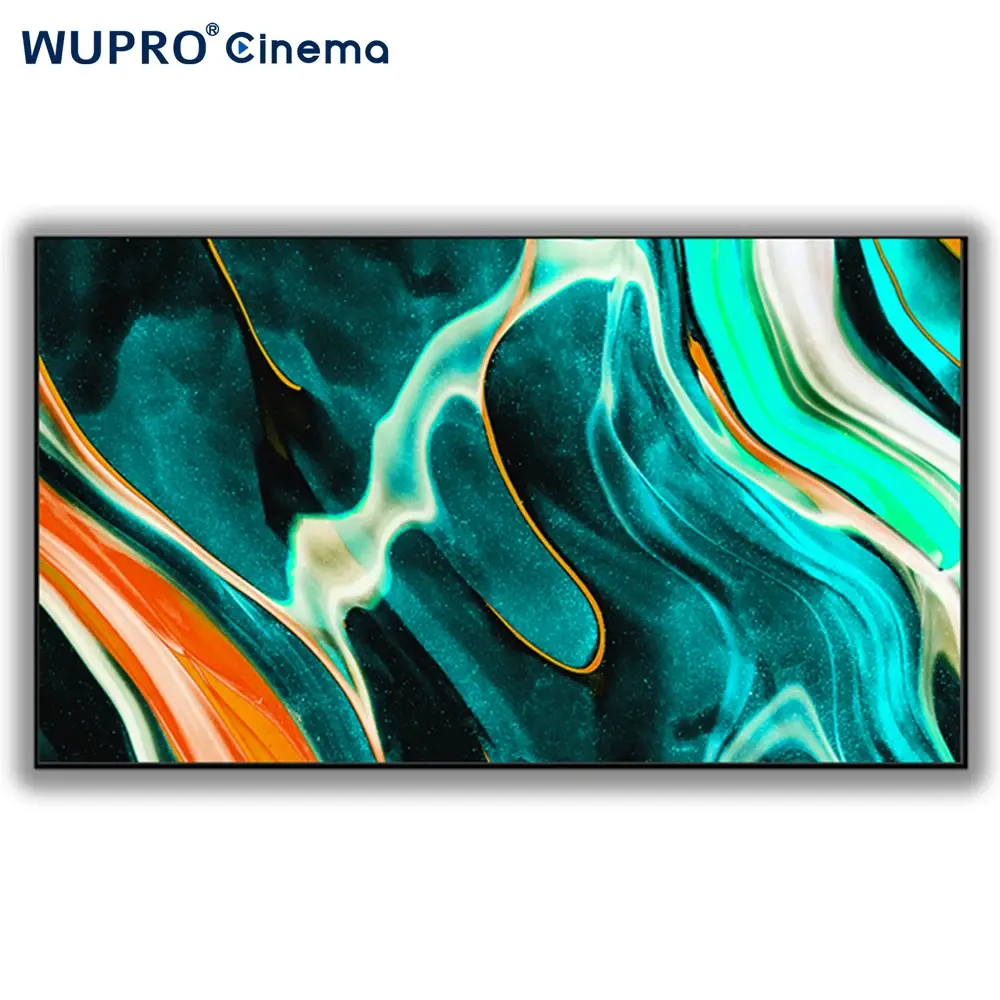 120 Inch Fixed Frame ALR PET Projector Screen with 160° Viewing Angle