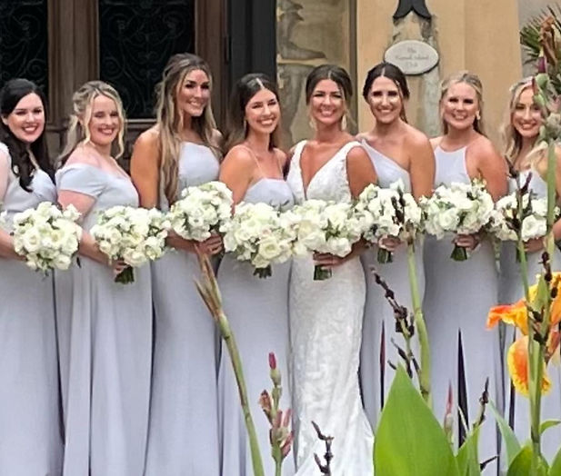 Cara D'Ambrosio Wedding Party Hair Updos