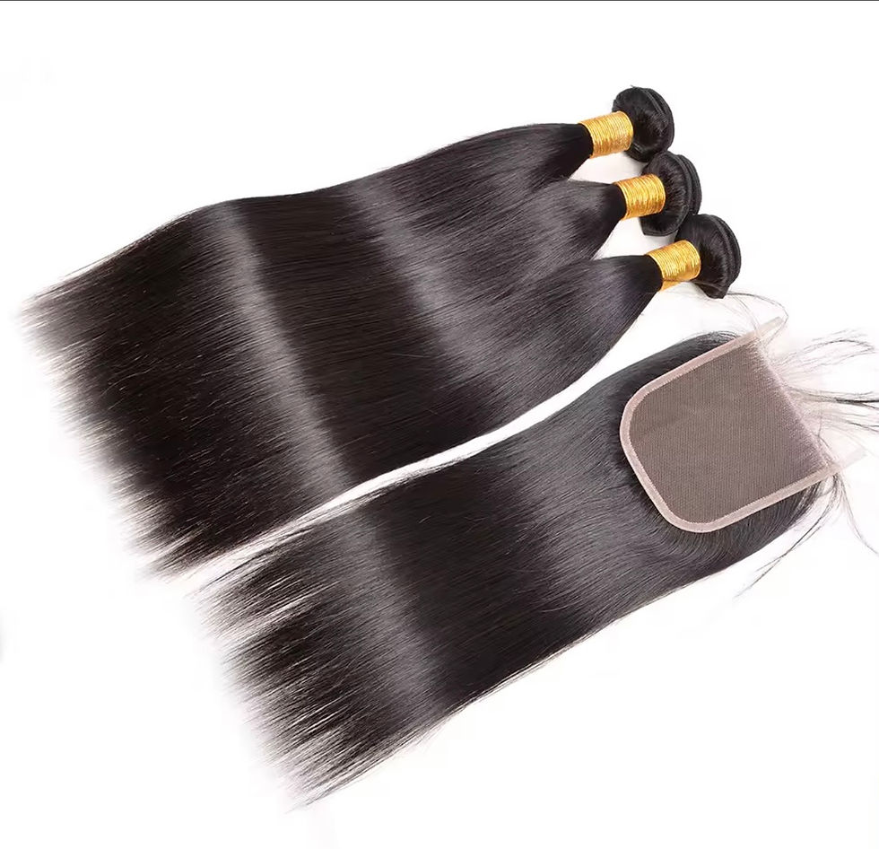 Premium Peruvian straight human hair