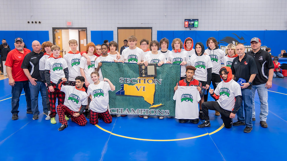 Falcons Fly High to Third Sectional Dual Meet Title; Section VI Division I Wrestling Dual Meet Championships Roundup 