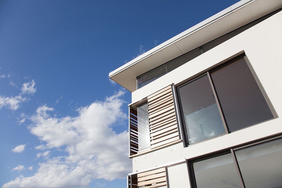 Fachada del edificio moderno