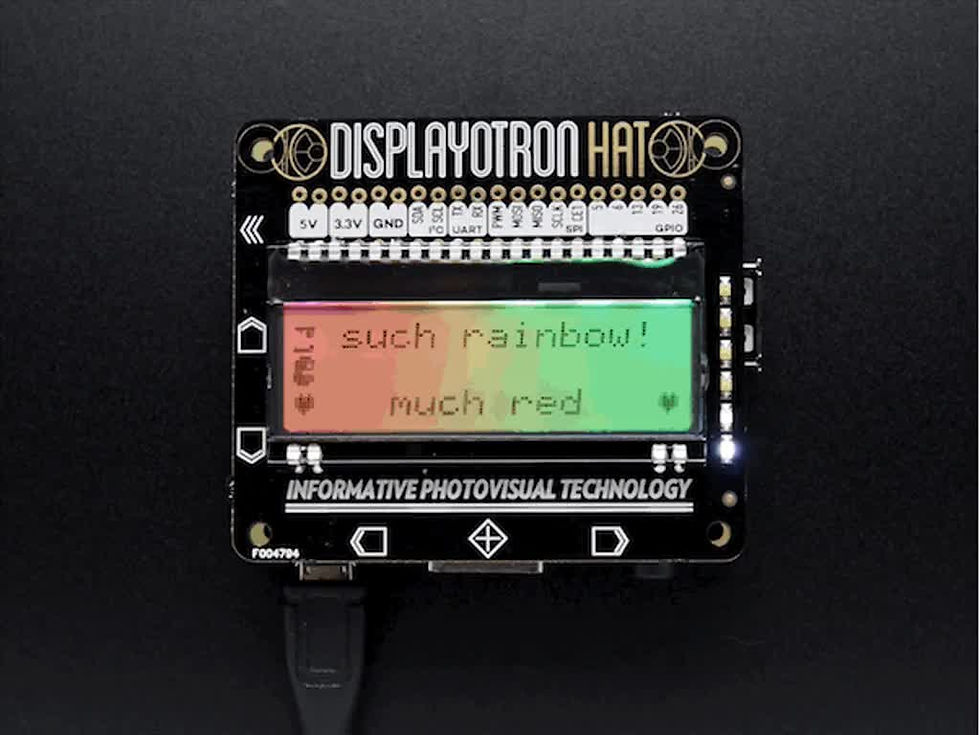Pimoroni Display-O-Tron HAT