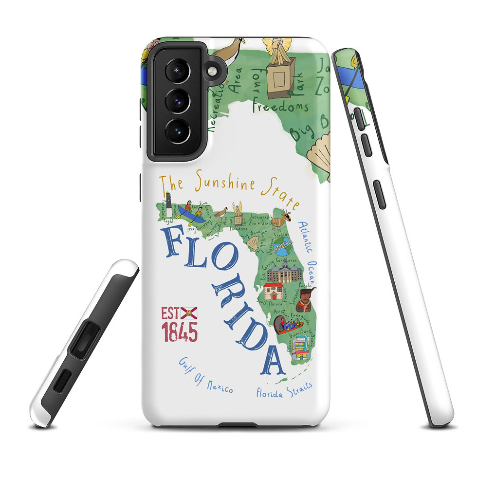 Thumbnail: Florida Map | Green | Tough case for Samsung®