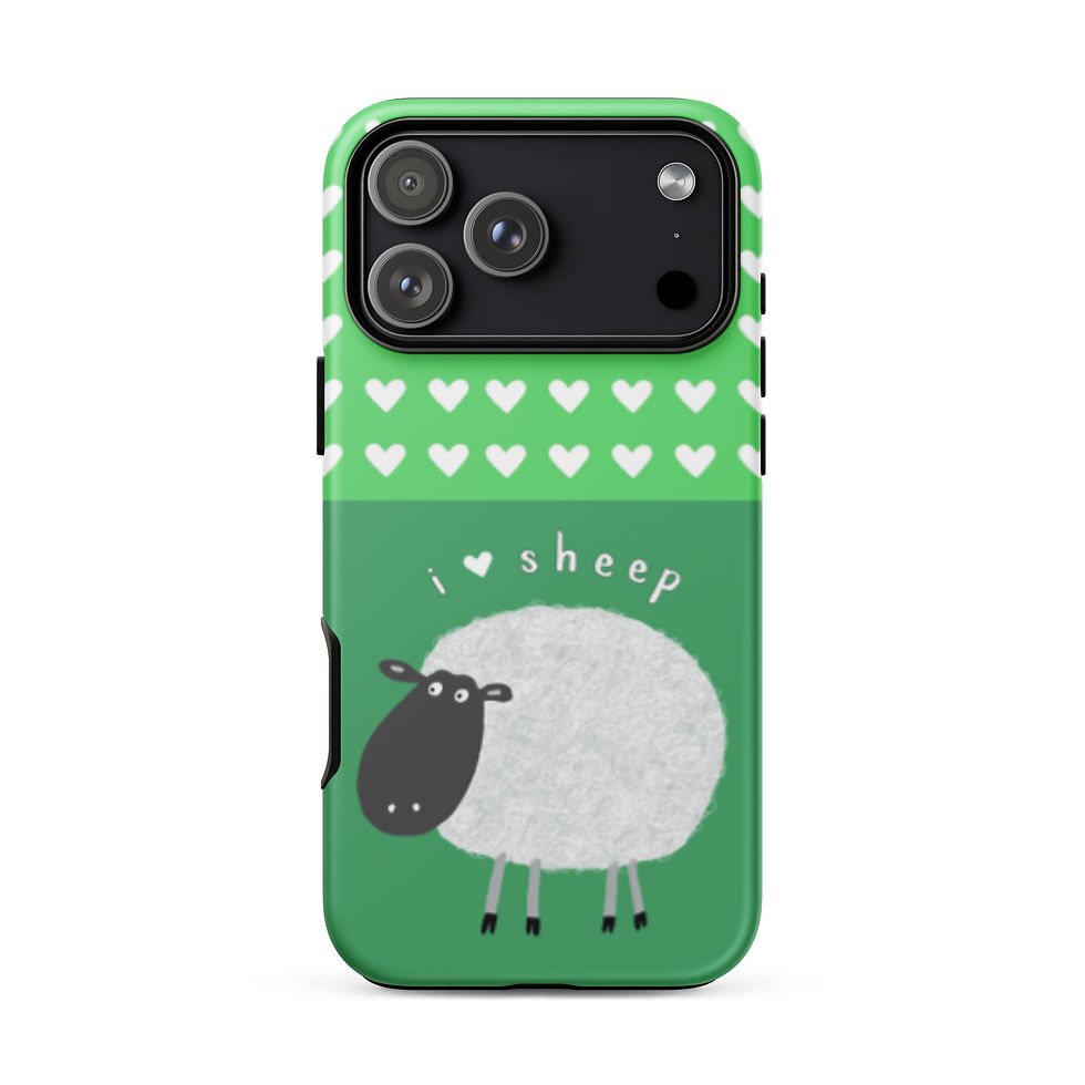 Thumbnail: I Love Sheep | Tough Case for iPhone®