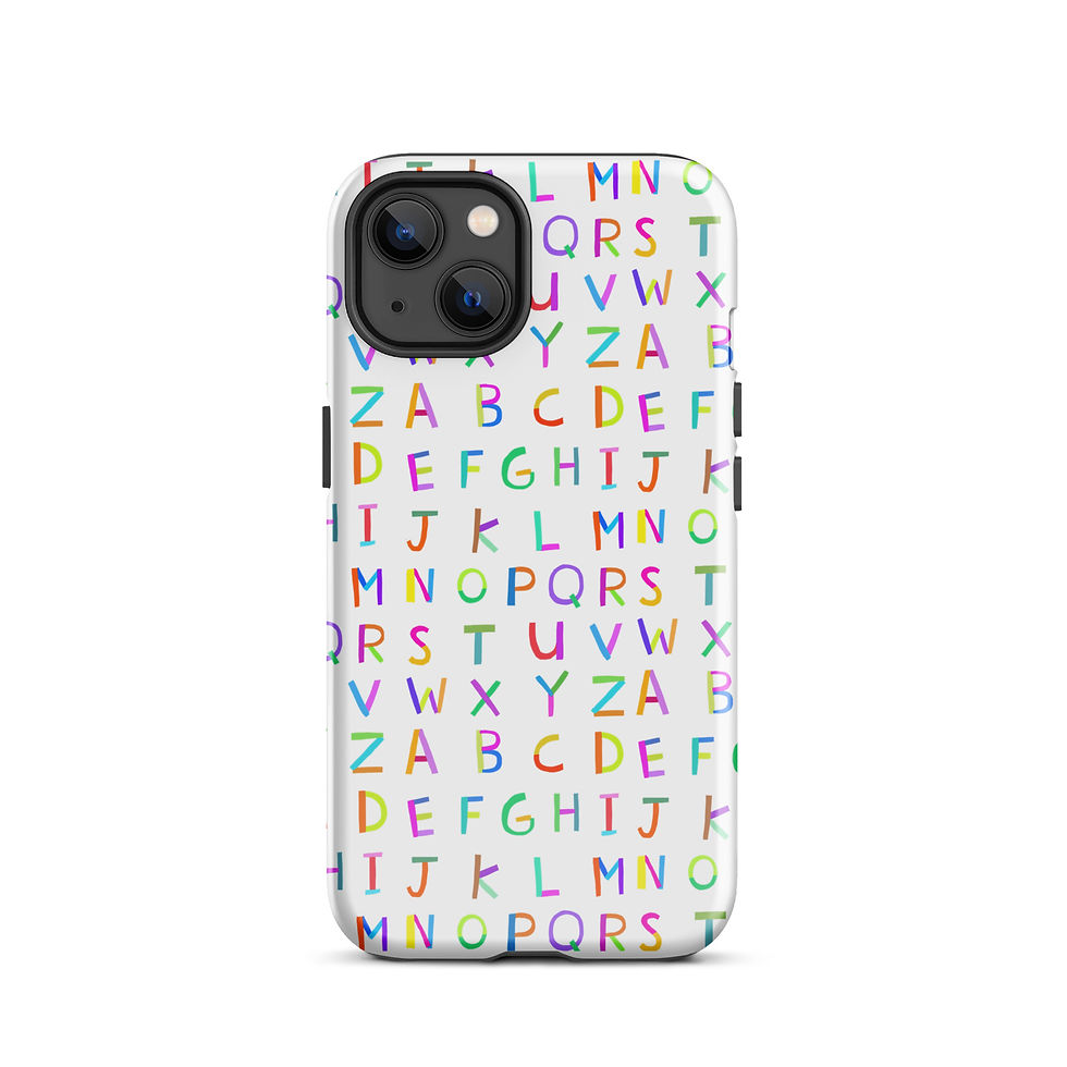 Thumbnail: Tough Case for iPhone® Colorful Letters